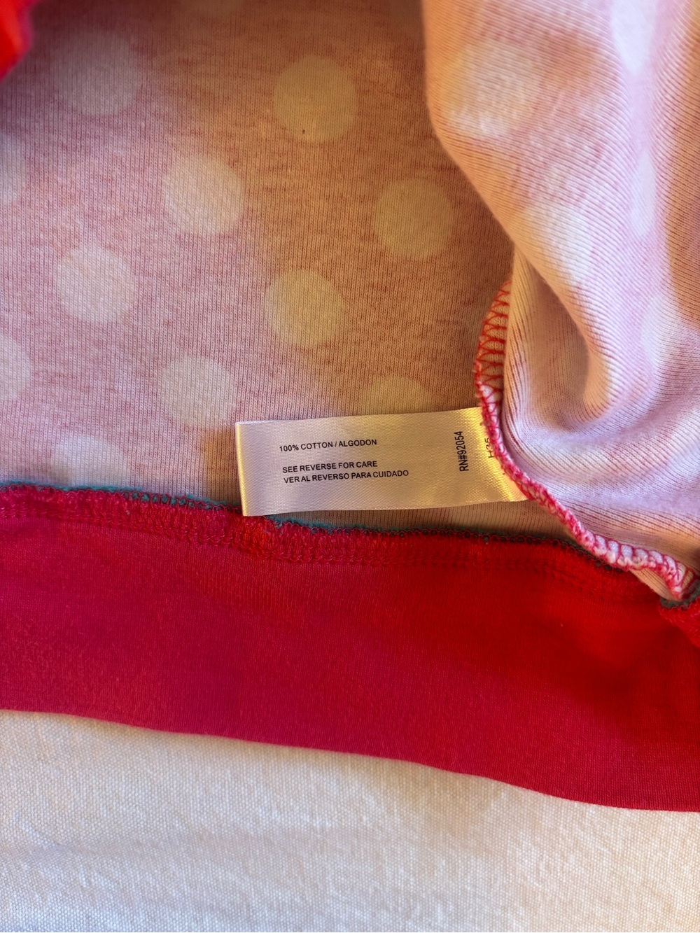 Carolyn Taylor Red Polka Dot V-Neck Cardigan with Contrast Trim - Picture 6 of 7